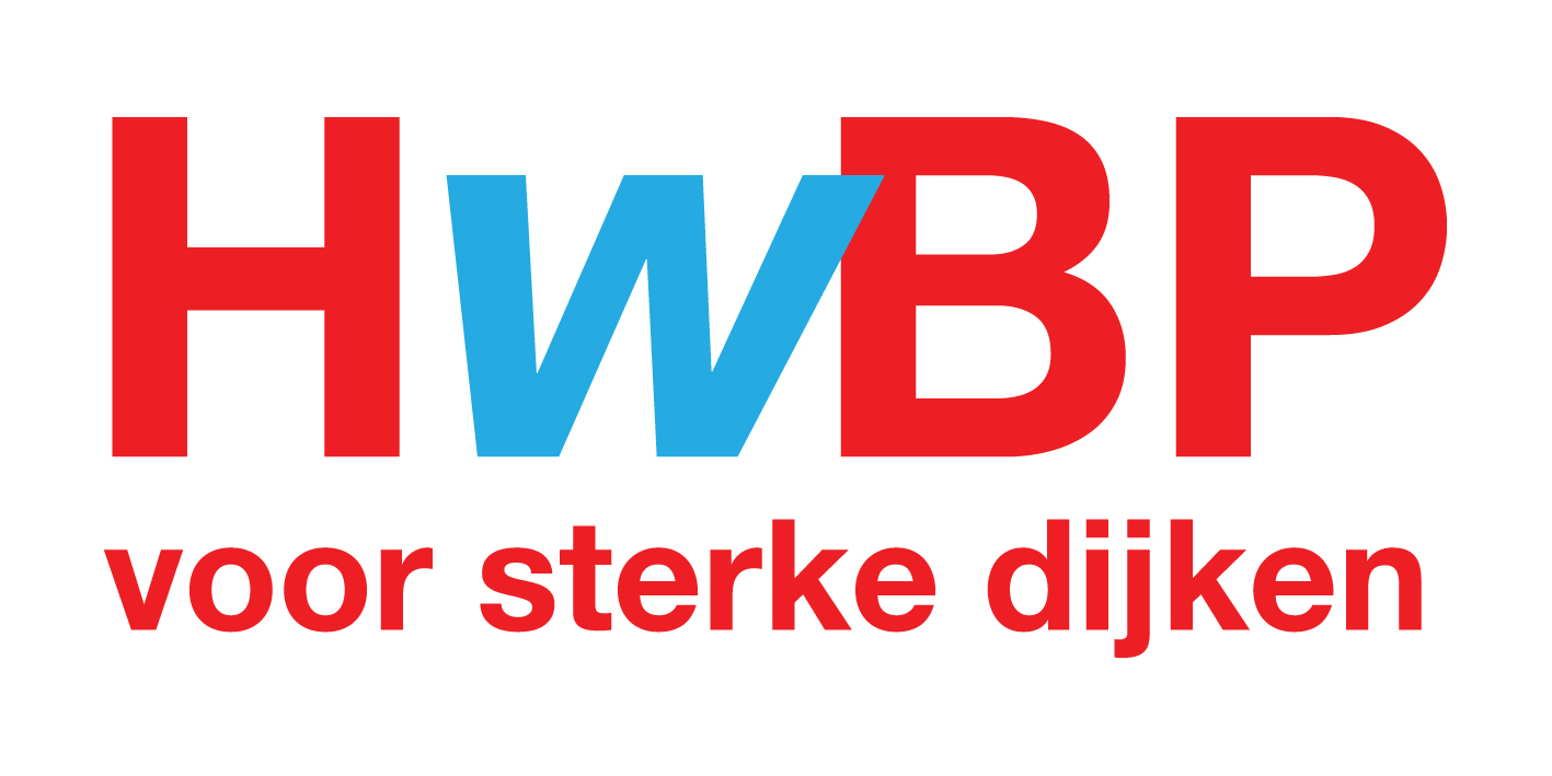 Logo Hoogwaterbeschermingsprogramma - voor sterke dijken